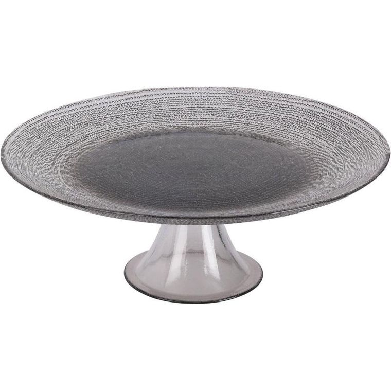 Home Styling Collection, Lakris, szklana patera na ciasto, 28 cm