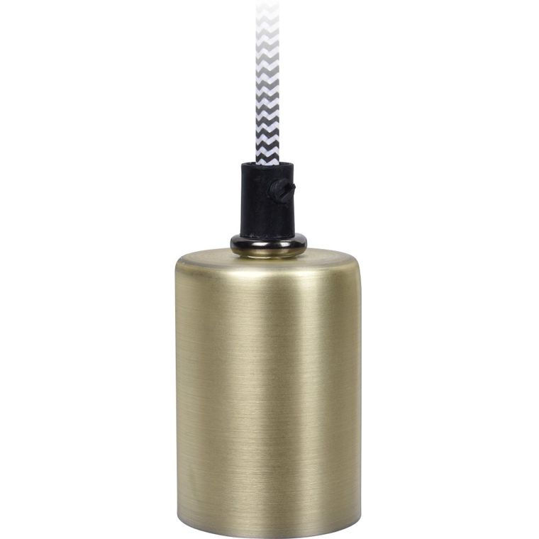 Home Styling Collection, lampa wisząca 8 cm, matowe złoto, industrialna