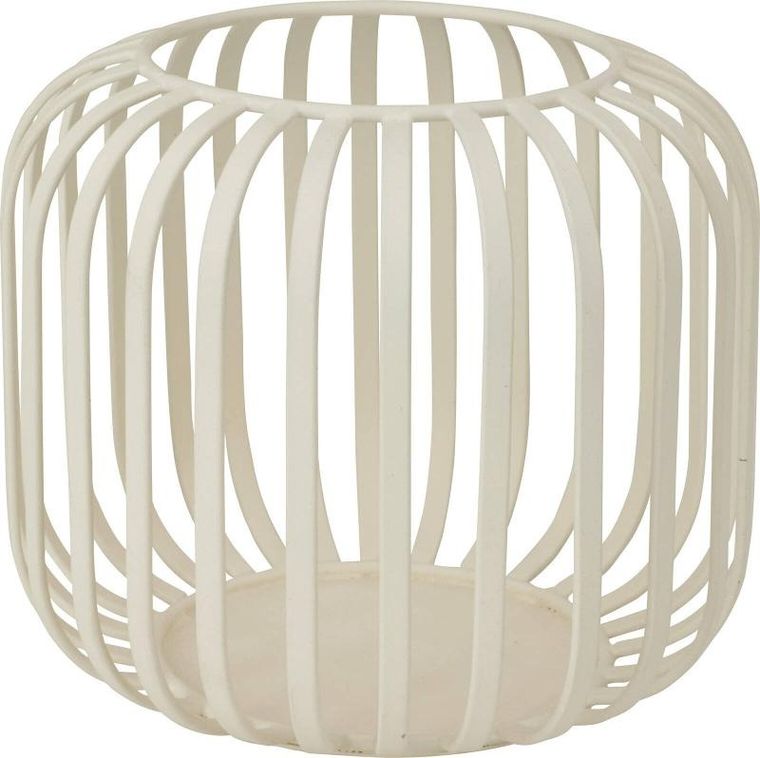 Home Styling Collection, lampion metalowy, mały, minimalistyczny, Ø 15-13 cm