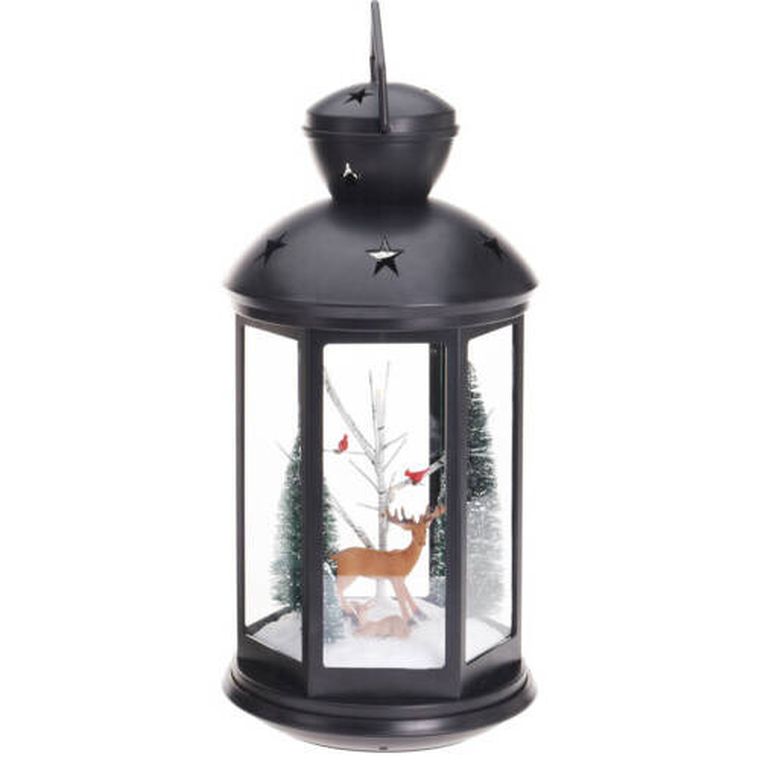 Home Styling Collection, lampion ze scenką śwąteczną, 43 cm