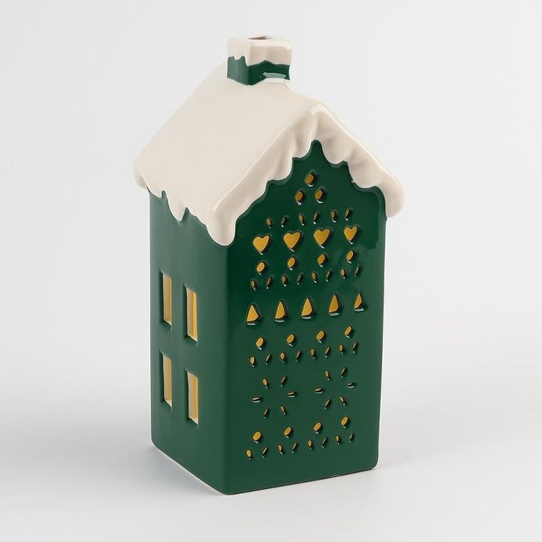 Home Styling Collection, lampka LED w kształcie domu, 15 cm