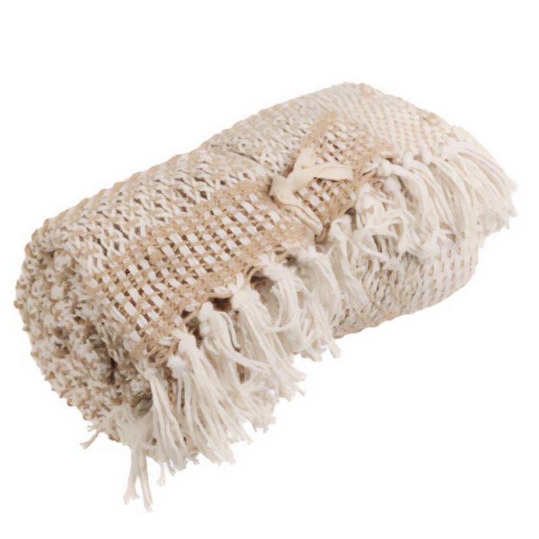 Home Styling Collection, melanżowa narzuta bawełniana, 130-170 cm