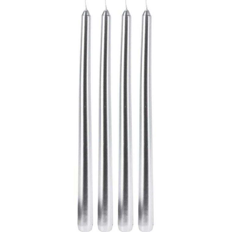 Home Styling Collection, metaliczne świece stołowe, 30 cm