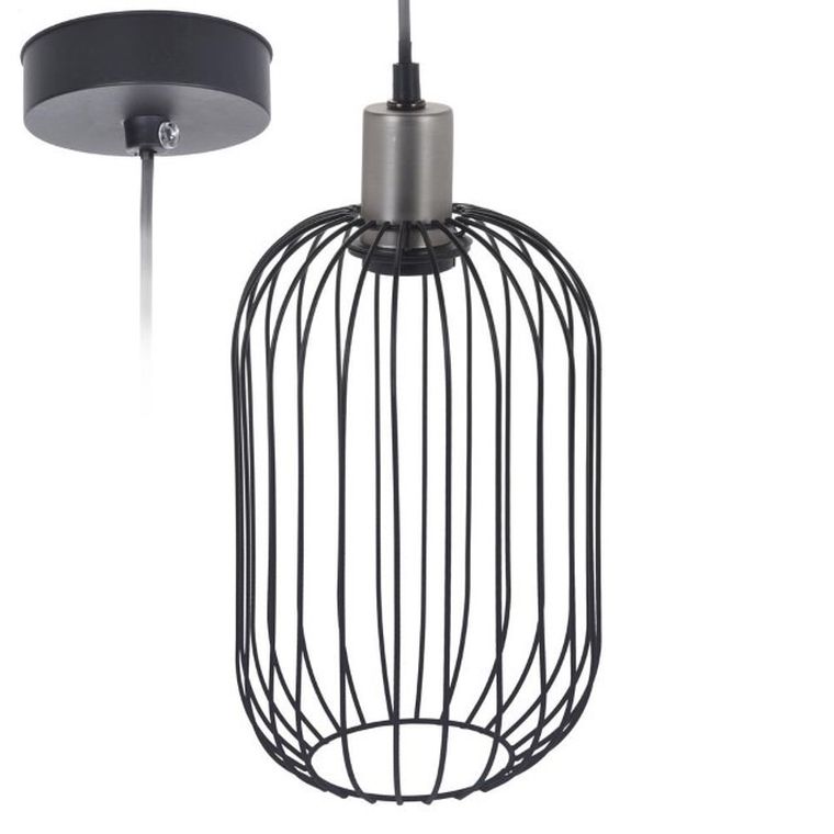 Home Styling Collection, metalowa lampa wisząca, loft, industrialna