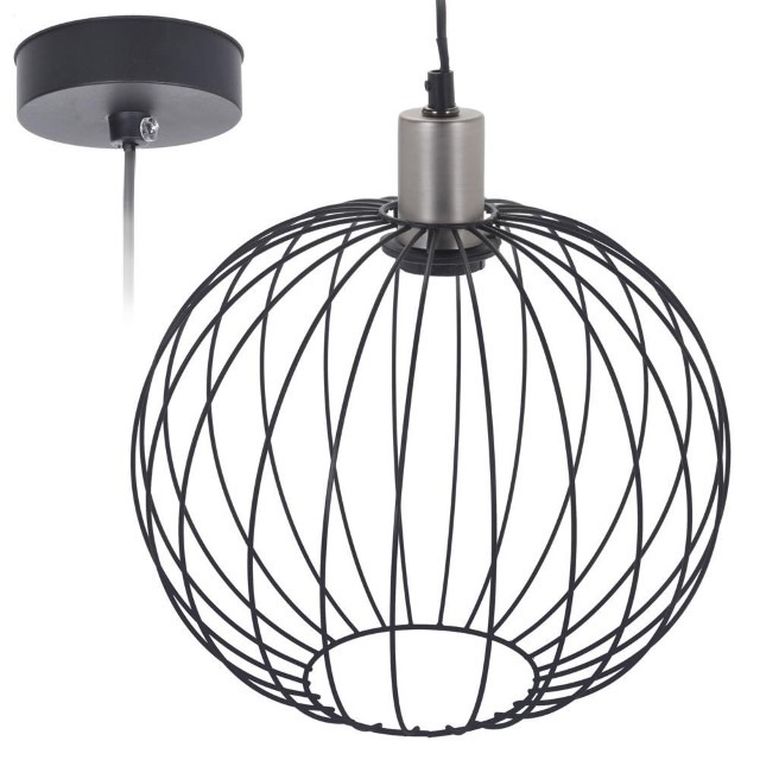 Home Styling Collection, metalowa lampa wisząca, loft, industrialna