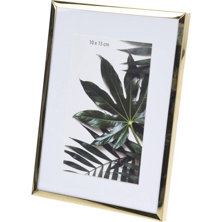 Home Styling Collection, metalowa ramka na zdjęcie, passe-partout, 20,8-15,5-1 cm