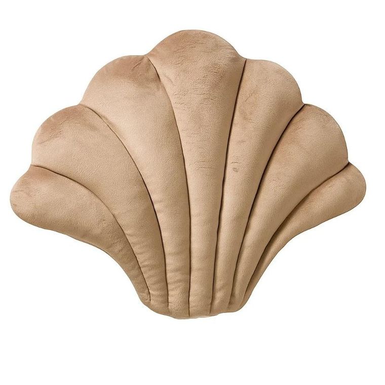 Home Styling Collection, Morni, poduszka ozdobna w kształcie muszli, 43-33 cm