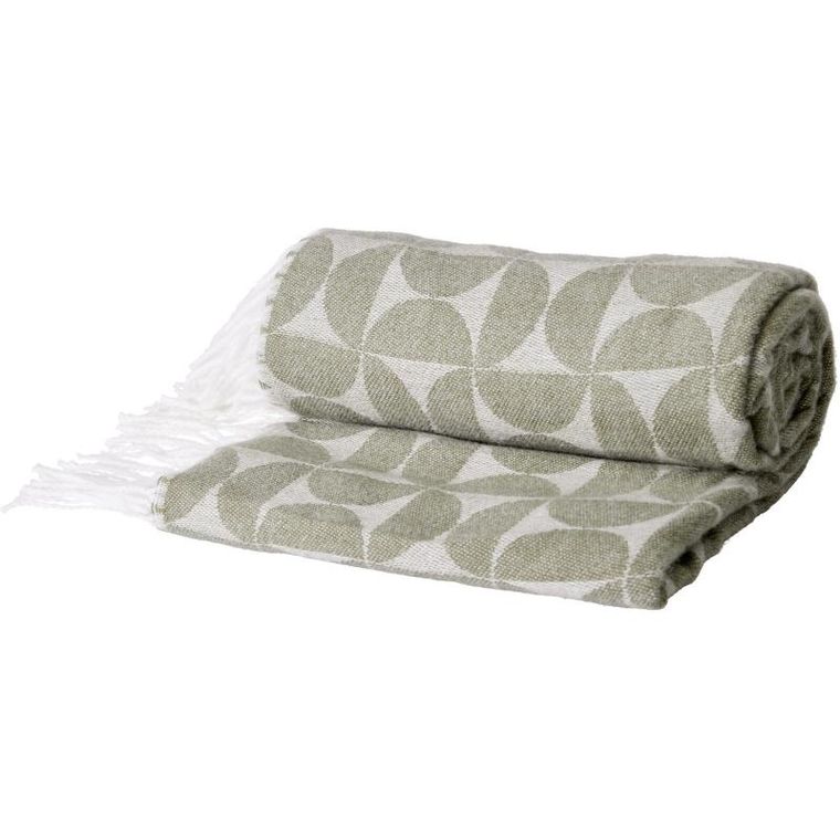 Home Styling Collection, Myk, koc żakardowy z frędzlami, 130-160 cm
