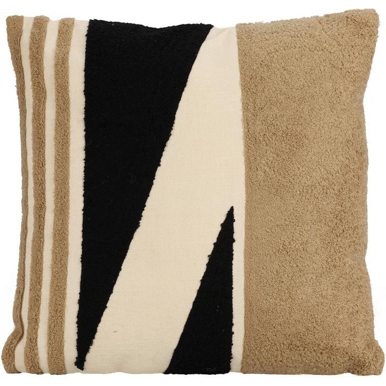 Home Styling Collection, ozdobna poduszka w geometryczny wzór, 45-45 cm