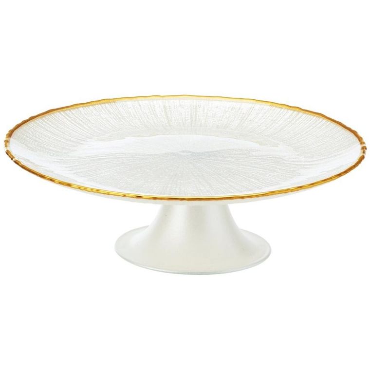 Home Styling Collection, patera na tort, na nóżce, szklana, 21 cm