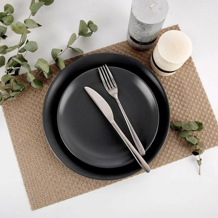 Home Styling Collection, podkładka na stół, beżowa, złota, 45-30 cm