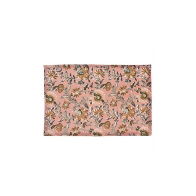 Home Styling Collection, podkładka pod talerz, bawełniana w kwiaty, 45-30 cm