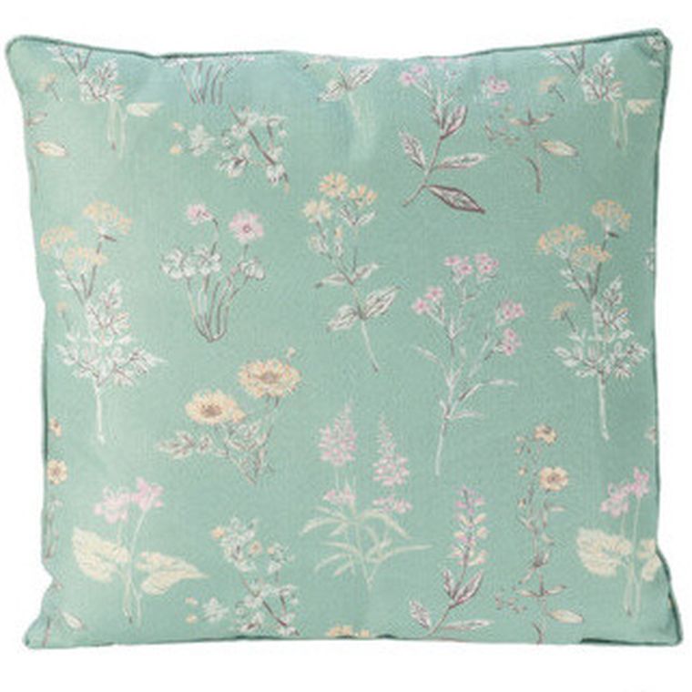Home Styling Collection, poduszka dekoracyjna w kwiatowy wzór, 45-45 cm