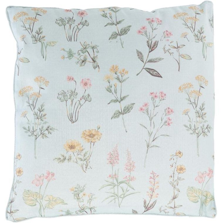 Home Styling Collection, poduszka dekoracyjna w kwiatowy wzór, 45-45 cm