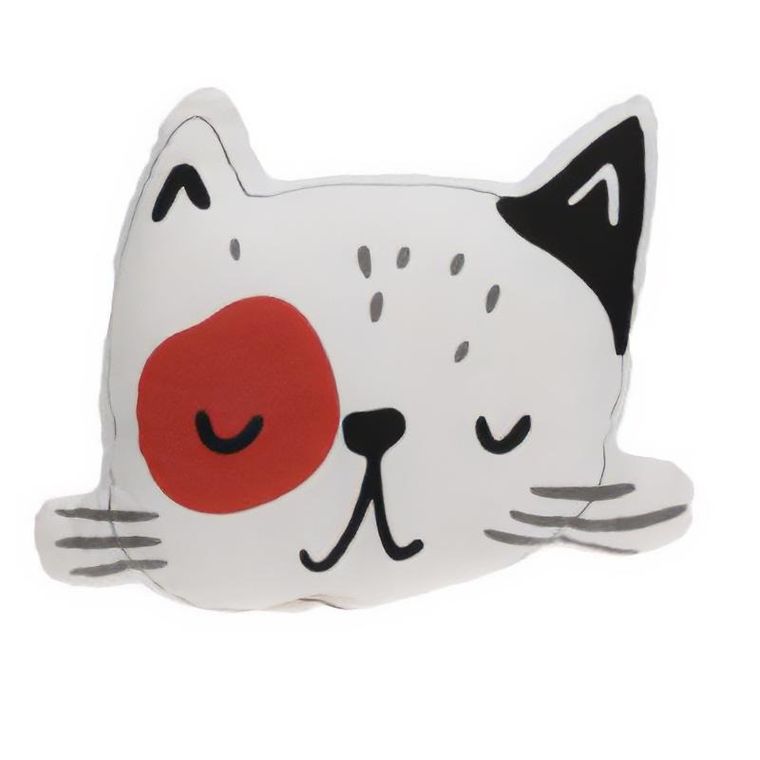 Home Styling Collection, poduszka dziecięca z nadrukiem, 35-40 cm, bawełna