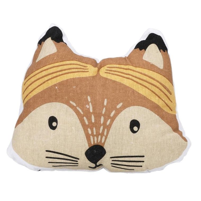 Home Styling Collection, poduszka dziecięca zwierzę z uszami, bawełna, 35-40 cm