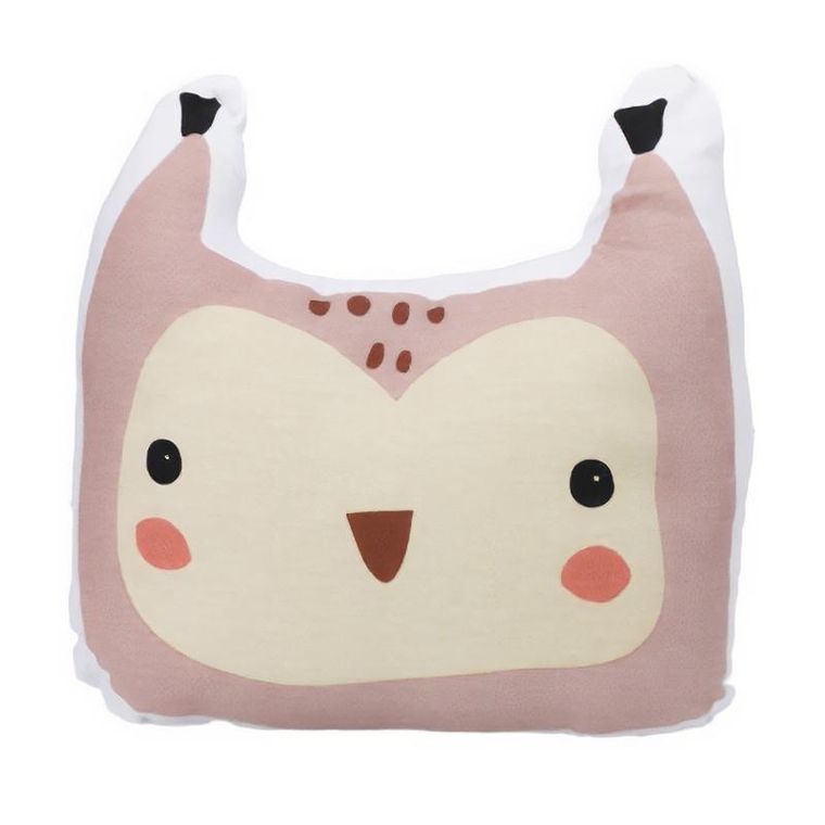 Home Styling Collection, poduszka dziecięca, zwierzę z uszami, bawełna, 35-40 cm