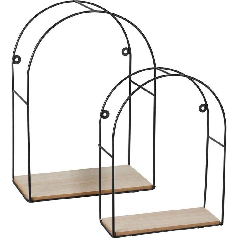 Home Styling Collection, półki dekoracyjne ścienne, 2 rozmiary