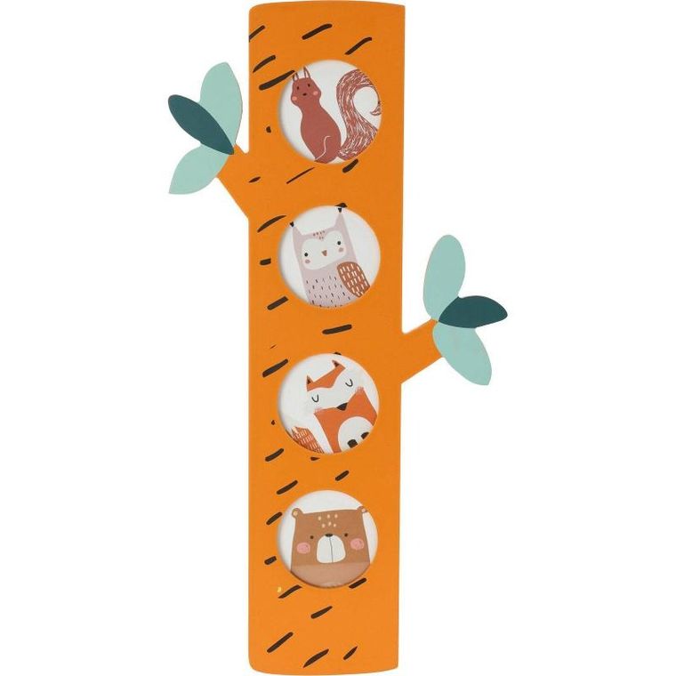 Home Styling Collection, ramka na zdjęcia, drzewo, 43-21 cm