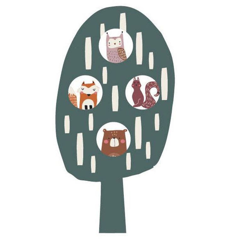 Home Styling Collection, ramka na zdjęcia, drzewo, 43-21 cm