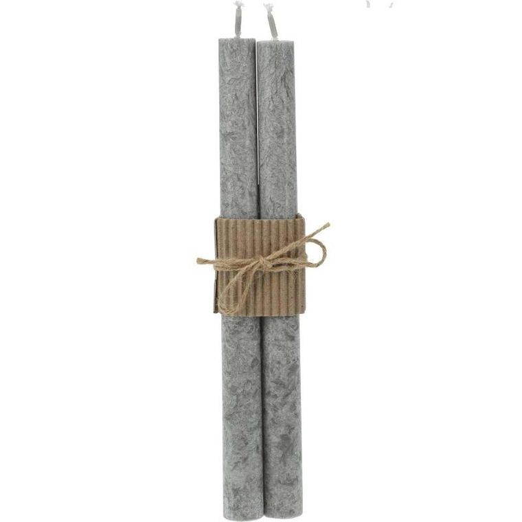 Home Styling Collection, rustykalne świece stołowe, 25 cm