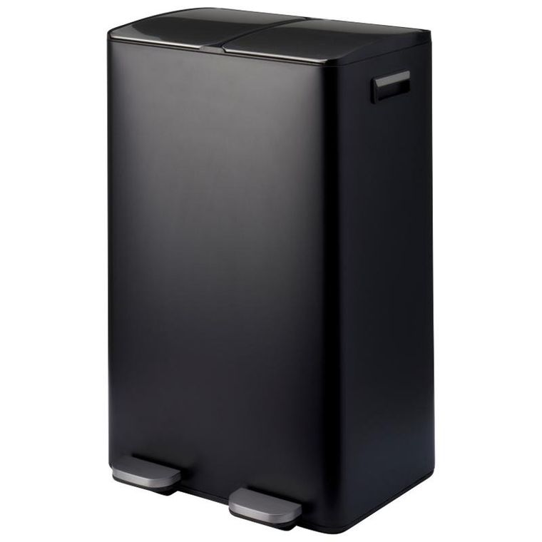 Home Styling Collection, Sector, dwukomorowy kosz na śmieci z pedałem, 2-30l