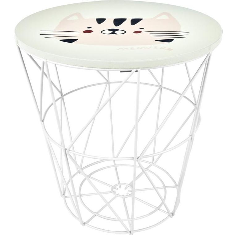 Home Styling Collection, stolik dziecięcy z funkcją schowka, 30 cm