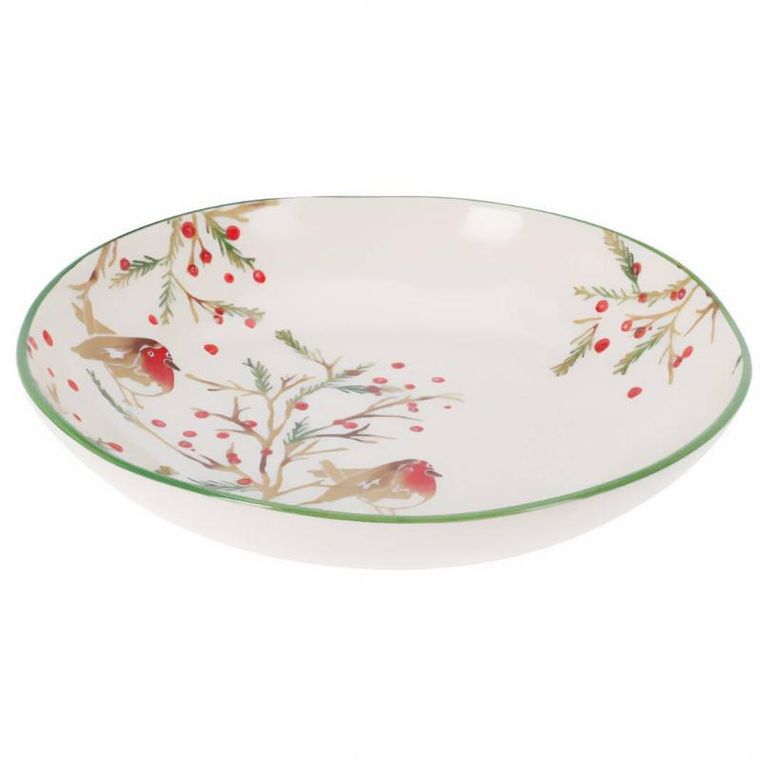 Home Styling Collection, świąteczna miska z kamionki, średnica 30 cm