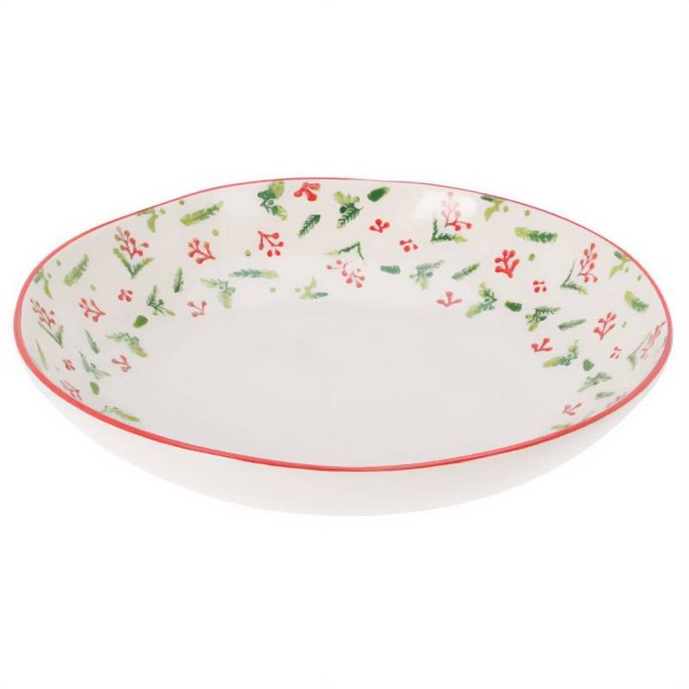 Home Styling Collection, świąteczna miska z kamionki, średnica 30 cm