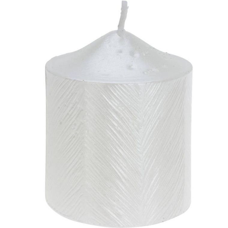 Home Styling Collection, świeca ozdobna z metalicznym wzorem, 5-6 cm