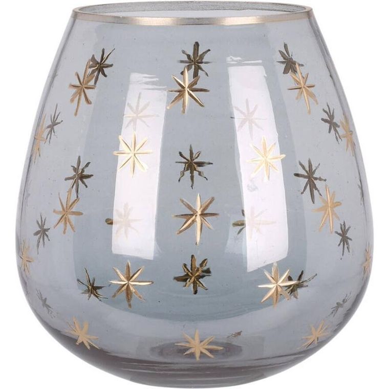 Home Styling Collection, świecznik na tealighta, forma szklanki, średnica 14 cm