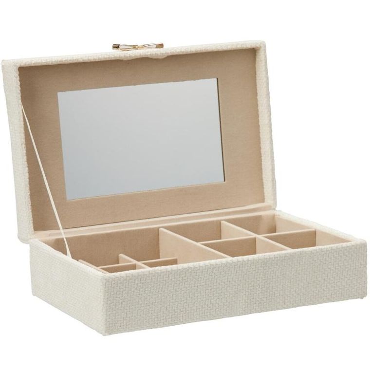 Home Styling Collection, szkatułka na biżuterię z kokardą, 25-7,5-15,5 cm