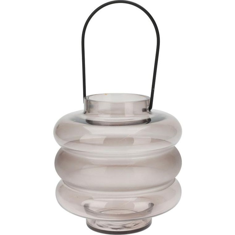 Home Styling Collection, szklany lampion na świeczkę, 20 cm