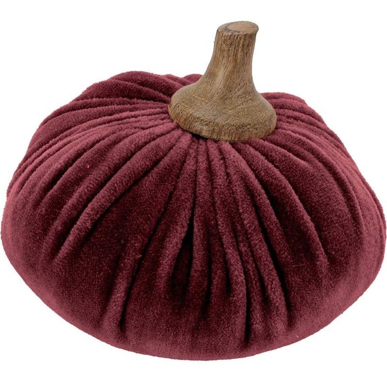 Home Styling, Collection, sztuczna dynia, materiałowa dekoracja, 10-11 cm