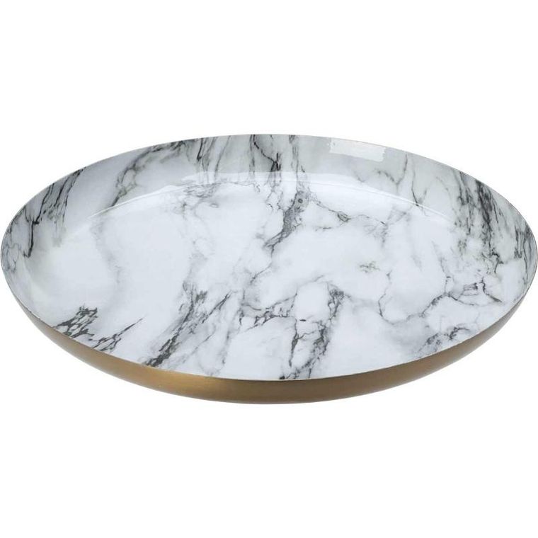 Home Styling, Collection, talerz dekoracyjny, imitacja marmuru