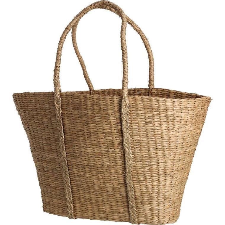 Home Styling Collection, torba plażowa z trawy morskiej, 57-14-30 cm