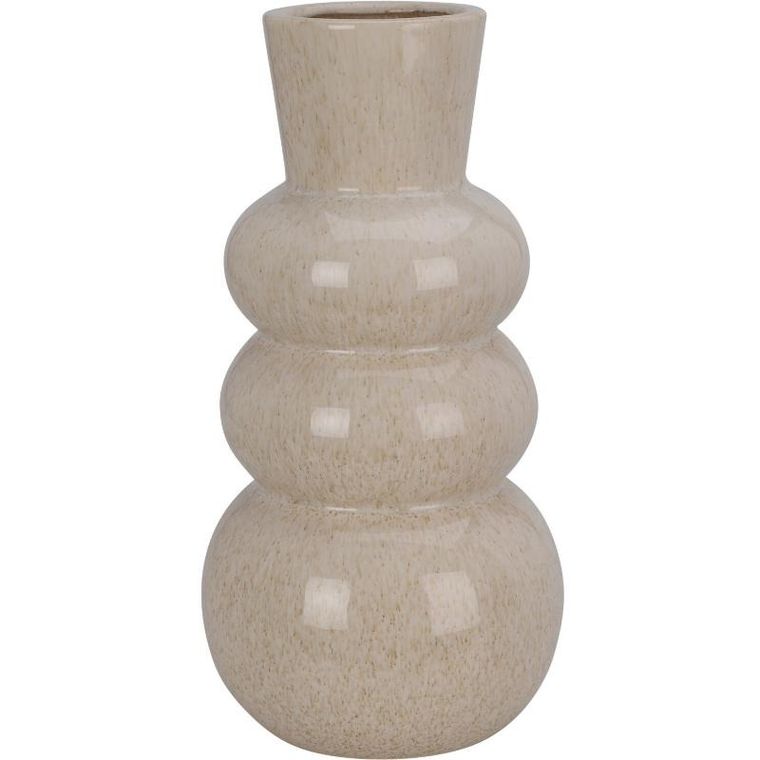Home Styling Collection, wazon ceramiczny w bąbelkowym kształcie, 25-13 cm
