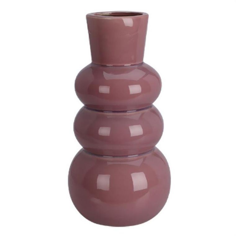 Home Styling Collection, wazon ceramiczny w bąbelkowym kształcie, 25-13 cm