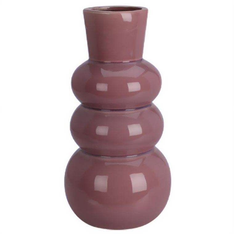 Home Styling Collection, wazon ceramiczny w bąbelkowym kształcie, 29,5-14 cm
