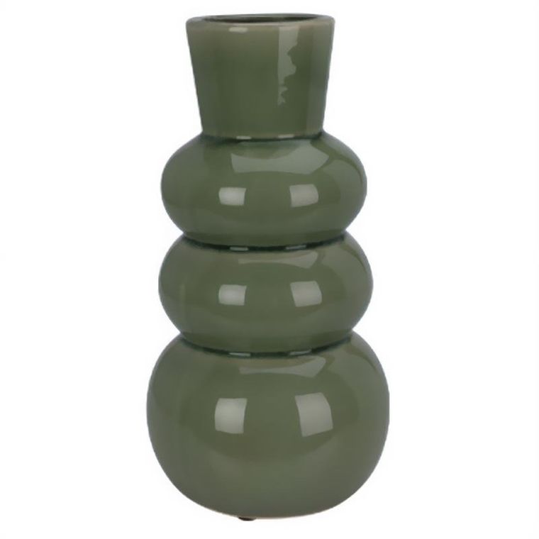 Home Styling Collection, wazon ceramiczny w bąbelkowym kształcie, 29,5-14 cm