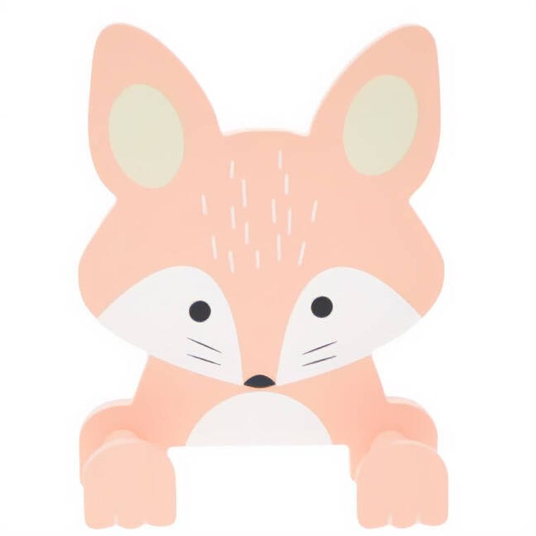 Home Styling Collection, wieszak na ubrania do pokoju dziecka, zwierzaczek z łapkami, 14-4,5-17 cm