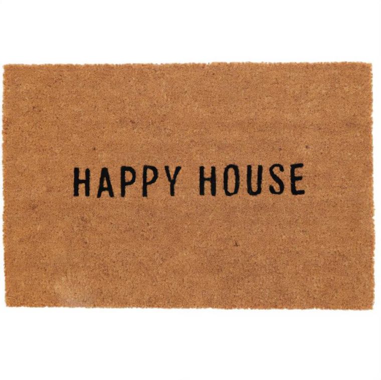 Home Styling Collection, wycieraczka z włókna kokosowego, 59-39 cm