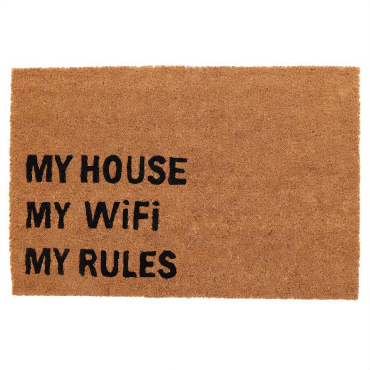 Home Styling Collection, wycieraczka z włókna kokosowego, 59-39 cm