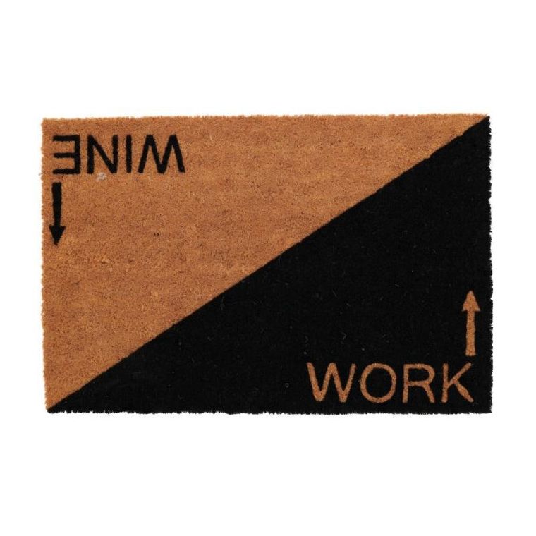 Home Styling Collection, wycieraczka z włókna kokosowego, 59-39 cm