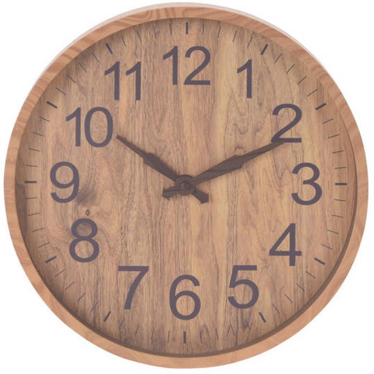 Home Styling Collection, zegar ścienny, duże cyfry, ø 30.5 cm