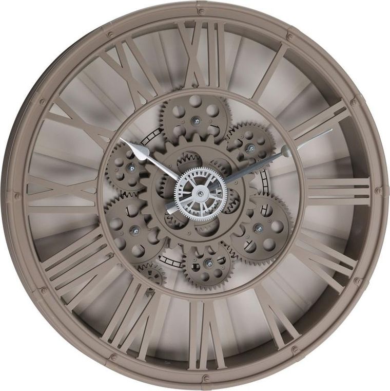 Home Styling Collection, zegar ścienny z widocznym mechanizmem, średnica 39 cm
