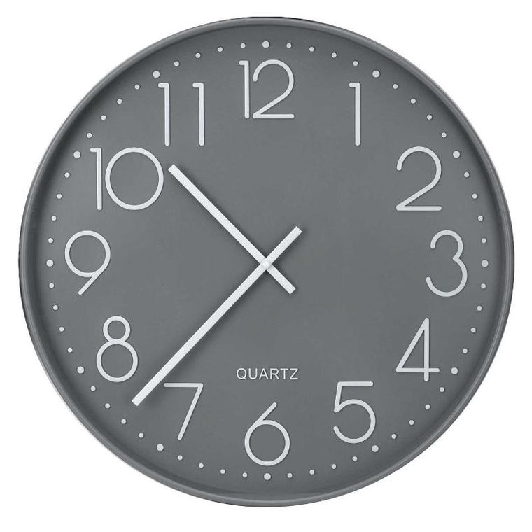 Home Styling Collection, zegar ścienny z wyraźnym cyferblatem, średnica 50 cm