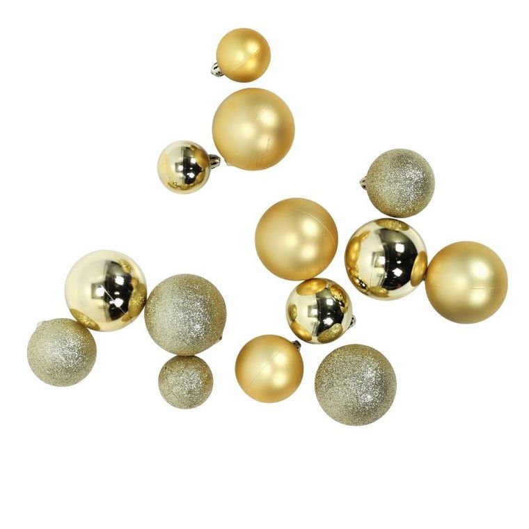 Home Styling Collection, zestaw bombek świątecznych, różne rozmiary, 70 szt.