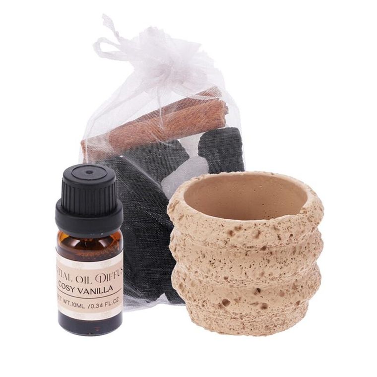 Home Styling Collection, zestaw zapachowy, z kamieniami, 9-7 cm