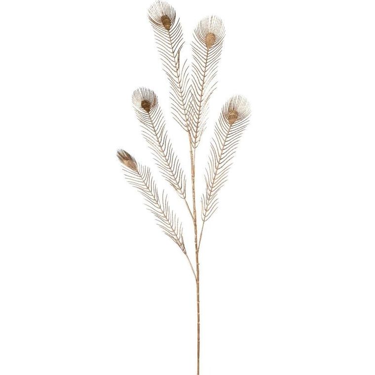 Home Styling Collection, złote liście do wazonu, Gold